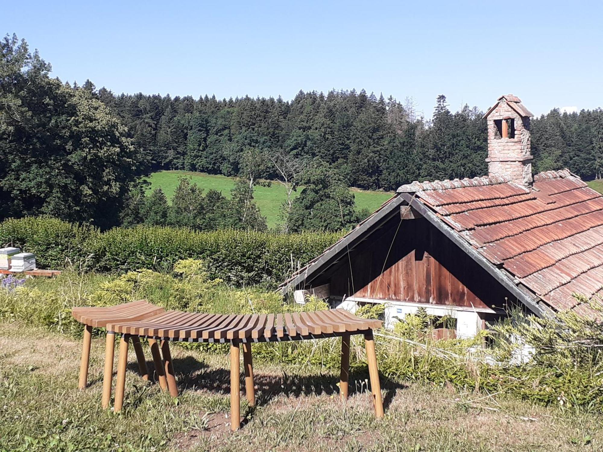 Les Abeilles Bed & Breakfast Romont Eksteriør bilde